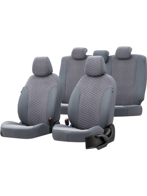 Otom Nissan Qashqai 2007-2014 Özel Üretim Koltuk Kılıfı Tokyo Design Tay Tüyü Füme
