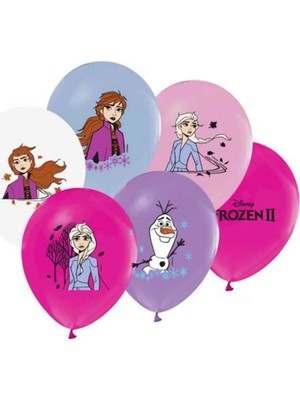Balonevi Elsa Frozen Baskılı  Balon 10 Adet