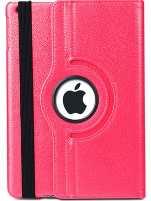 iPad Air 4. Nesil 10.9 Inch  Rotating Dönebilen Standlı Kılıf Koyu Pembe