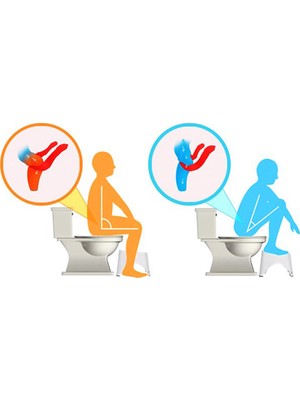 Omak Medikal Klozet Taburesi Tuvalet Basamağı- Medical-Toilet Stool 30 x 44,5 x 21,5