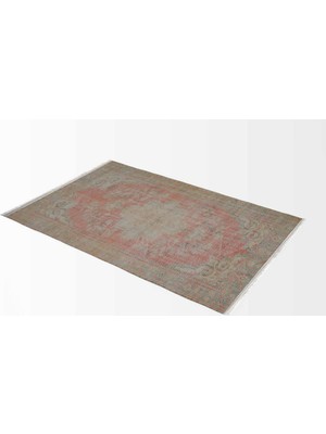 Halı Vagonu Soft Kilim - Vintage Saçaklı Dijital Baskı Hv-Sk-23