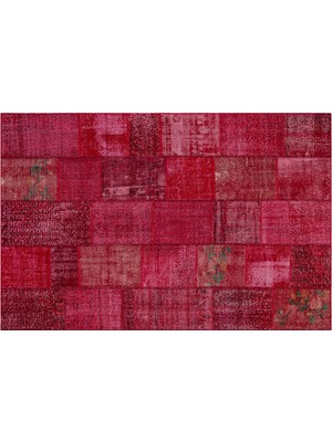 Allmode Patchwork Sbt Red  6.00M2 El Dokuma Halı