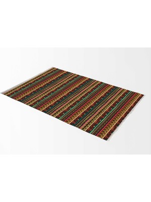 Halı Vagonu Soft Kilim - Etnik Saçaklı Dijital Baskı HV-SK-903