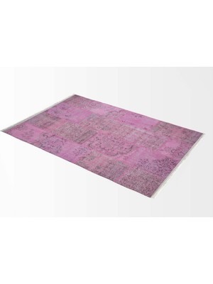 Halı Vagonu Soft Kilim - Patchwork Saçaklı Dijital Baskı HV-SK-943