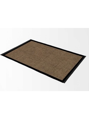 Halı Vagonu Soft Kilim - Hasır Baskılı Saçaklı HV-SK-J02