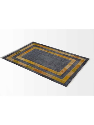 Halı Vagonu Soft Kilim - Patchwork Saçaklı Dijital Baskı Hv-Sk-K4