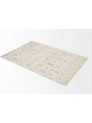 Halı Vagonu Soft Kilim - Ourain Saçaklı Dijital Baskı Hv-Sk-O3