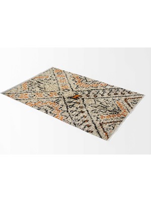 Halı Vagonu Soft Kilim - Ourain Saçaklı Dijital Baskı Hv-Sk-O8