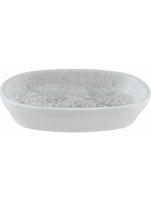 Bonna Por. Lunar Mavi Hygge 10 cm Oval Servis Tabak 6'lı