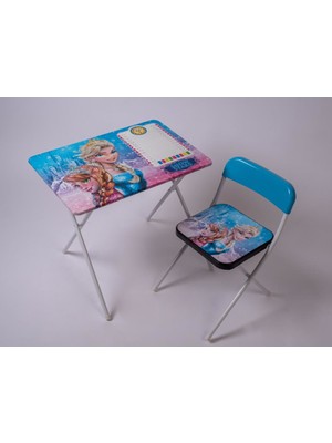 Beren Çocuk Ders Çalışma Masası ve Sandalyesi Snow Stars