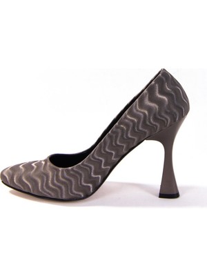 Dagoster Caprito 1078-2100 Füme Stıletto Topuklu Kadın Ayakkabı
