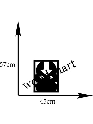 Woodenart Ledli Avatar Ahşap Tablo
