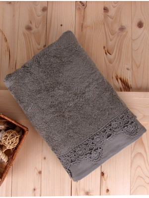 Baveno El Örmesi Dantelli Bambu 76X137  Havlu