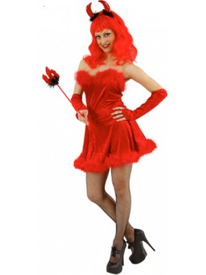 My Kostüm Şeytan Yetişkin Bayan Kıyafeti