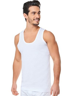 Seher 6'lı Seheryıldızı %100 Pamuklu Askılı Penye Erkek Atlet