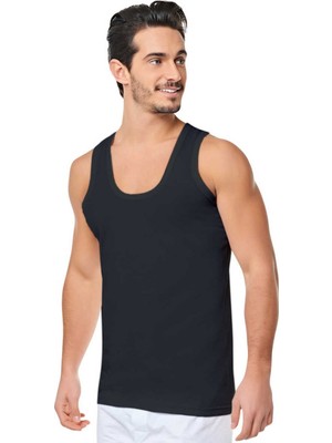 Seher 6'lı Seheryıldızı %100 Pamuklu Askılı Penye Erkek Atlet