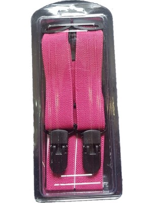 Pandoli Çocuk Gösteri Pantolon Askısı Fuşya Pembe Renk