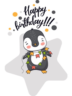 Özgür Doğum Günü Tebrik Kartı Happy Birthday