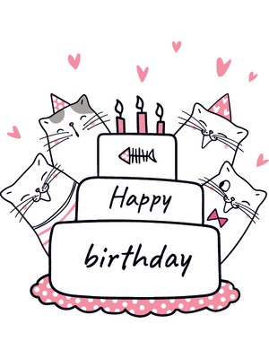 Özgür Doğum Günü Tebrik Kartı Happy Birthday