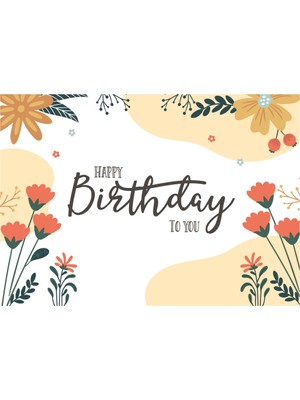 Özgür Doğum Günü Tebrik Kartı Happy Birthday