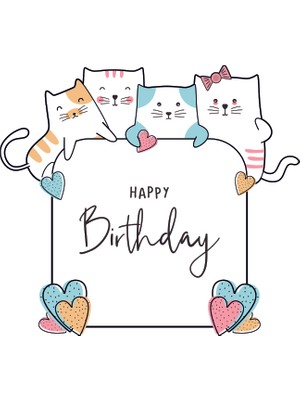 Özgür Doğum Günü Tebrik Kartı Happy Birthday