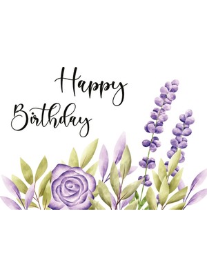Özgür Doğum Günü Tebrik Kartı Happy Birthday