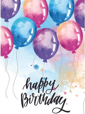 Özgür Doğum Günü Tebrik Kartı Happy Birthday