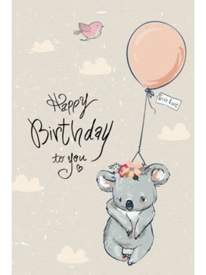 Özgür Doğum Günü Tebrik Kartı Happy Birthday