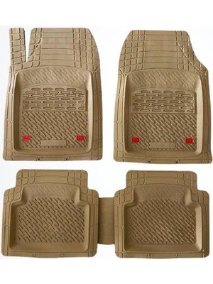 Team Car Teamcar Safir  Fiat Egea Bej Derin Havuzlu 3D Paspas