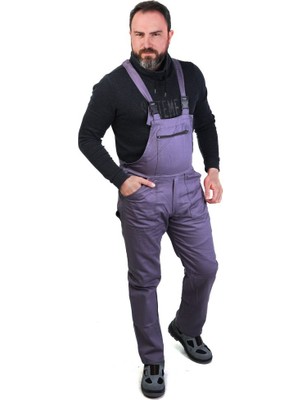 ESERIS Eser - Gabardin Bahçivan Tulum - Iş Tulumu - Gri