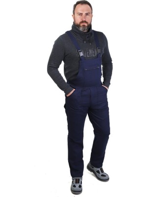 ESERIS Eser - Gabardin Bahçivan Tulum - Iş Tulumu - Lacivert