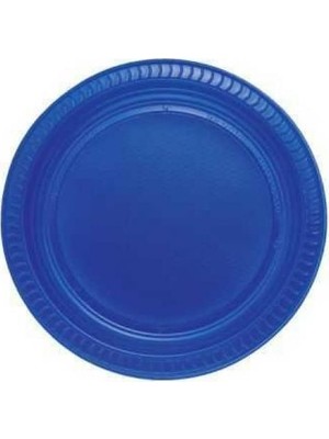 Toplayıcı Roll-Up Lacivert Plastik Tabak 25'li