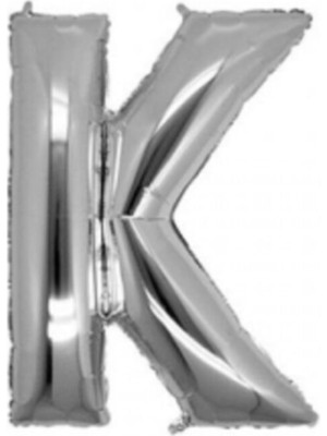 İKM Harf Balon Folyo Küçük Boy 16 Inç 35 cm Gümüş K