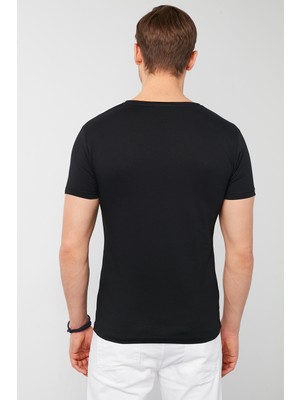 Buratti  V Yaka Basic T Shirt Erkek T Shirt 5412001