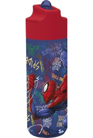 Stor Spiderman Tritan 620Ml Water Bottle Multicolor