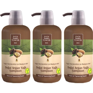 Eyüp Sabri Tuncer Doğal Argan Yağlı Şampuan 600 ml x 3 Adet