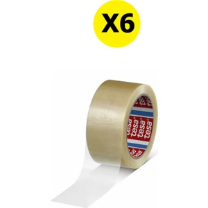 Koli Bandı Doğal Kauçuk Şeffaf 100 M x 45 mm x 6 Adet