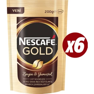 Gold Hazır Kahve 200 gr x 6'lı