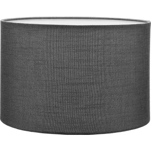 Lit Dizayn Abajur Başlık Antrasit Silindir Yuvarlak Şapka 25X25X15 cm Dekoratif Özel Yüksek Kalite Kumaş