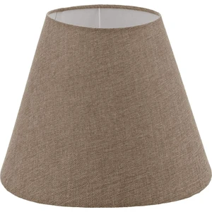 Lit Dizayn Abajur Başlık Kahve Konik Şapka 25X15X20 cm Dekoratif Özel Yüksek Kalite Kumaş