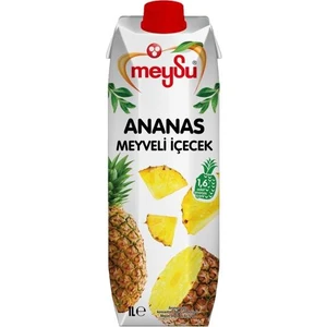 Meysu Ananas Nektarı 1/1 Prizma  1 Lt x 12 'li