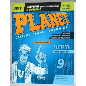 Uzman Yayınları AYT Sayısal Denemesi 9'lu Sayısal Denemesi (Matematik - Fen)