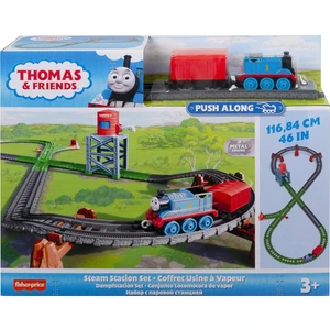 Thomas & Friends GXD47 Tf Buhar Istasyonu Seti (Sür-Bırak Trenli)/thomas ve Arkadaşları
