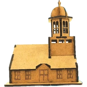 3D Ahşap Maket Kız Kulesi 62 x 112 x 205 mm