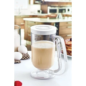 İkon Avm Pankek Hamur Akıtma Pratik Ölçülü Hamur Dağıtıcı Porsiyonlayıcı 900 ml