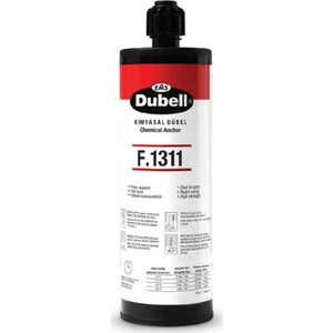 F1311 Kimyasal Dübel Tombul Epoksi 410 ml
