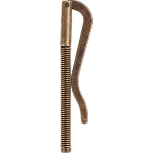 Metal Para Tokası Kart Tutucu Klips Yaylı Cüzdan Bakır