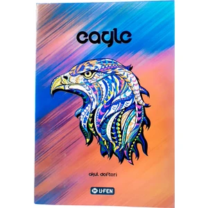 Karton Kapak Defter 40 Yaprak Harita Metot Çizgili Defter