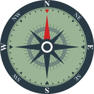 Sticker Atölyesi Outdoor Adventure Camping Pusula Sticker - 22100