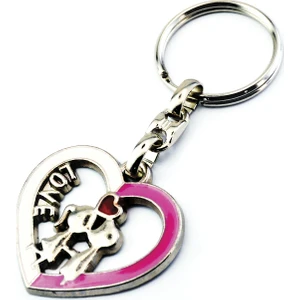 Anahtarlık Sepeti Love Kalpli Anahtarlık